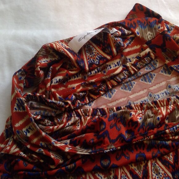 T-Bags Los Angeles Womens Long Beautiful Aztec Design Maxi Tank Dress - Picture 13 of 16